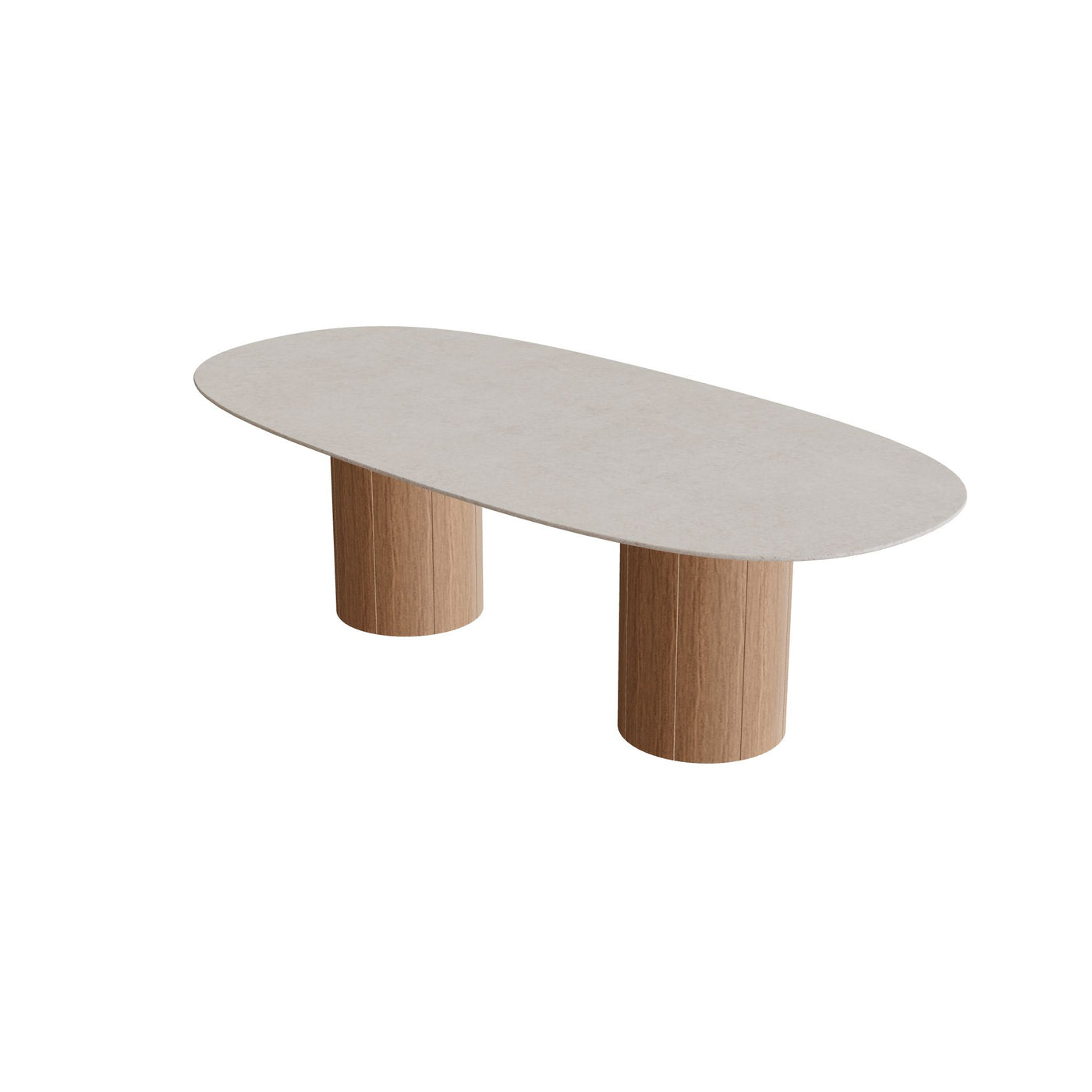 Regaliz Tafel Standard Dining 250x120cm Super Ellipse Ronde Voet
