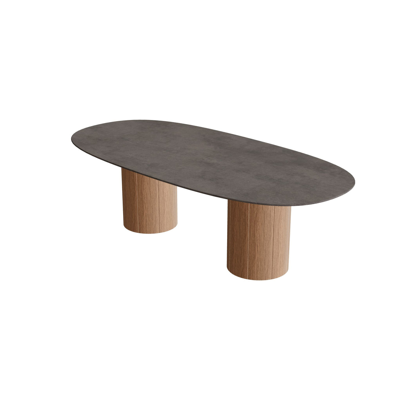 Regaliz Tafel Standard Dining 250x120cm Super Ellipse Ronde Voet