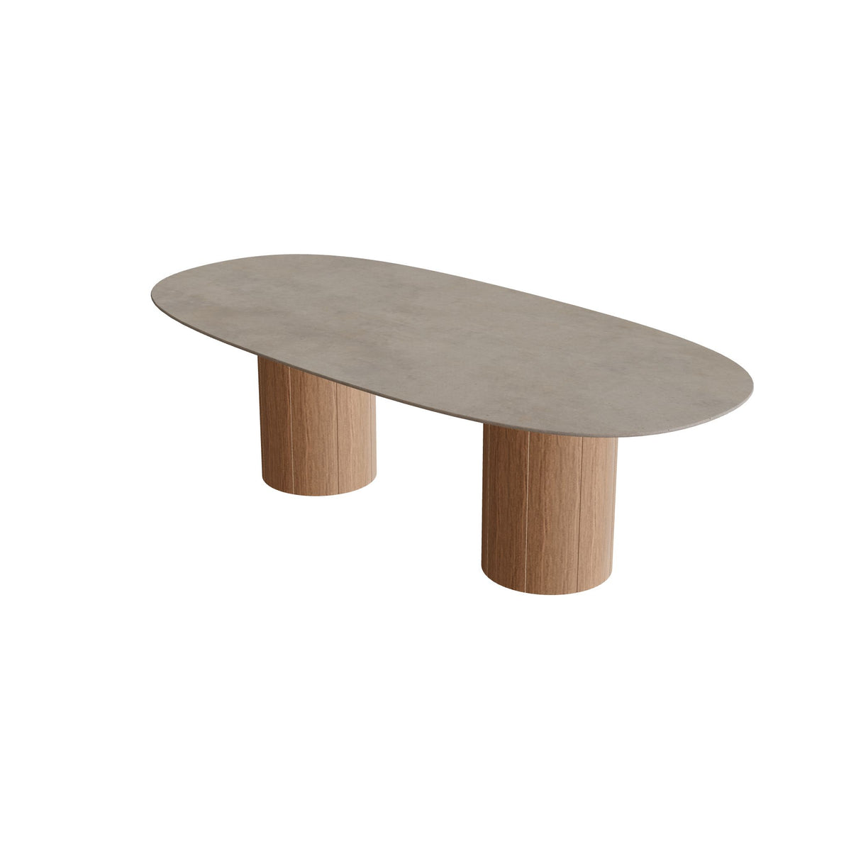 Regaliz Tafel Standard Dining 250x120cm Super Ellipse Ronde Voet