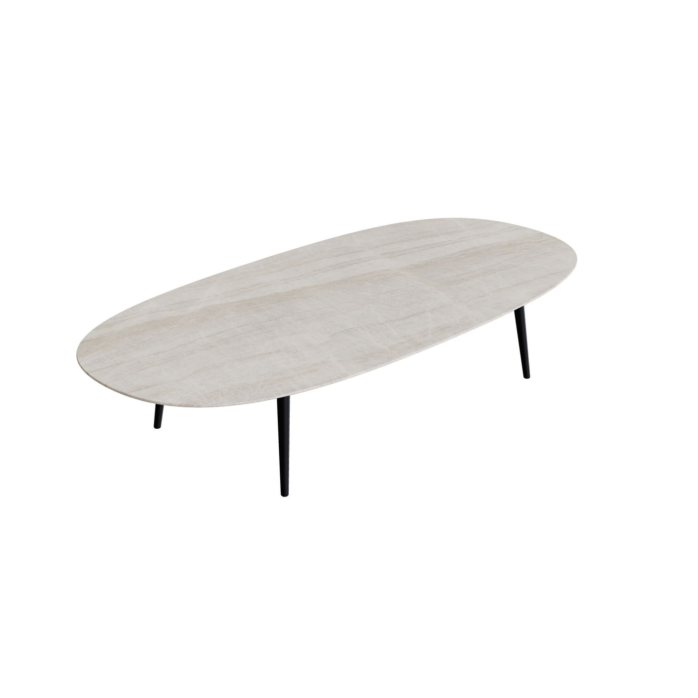 Styletto Table Super Ellipse 250x120cm High Lounge