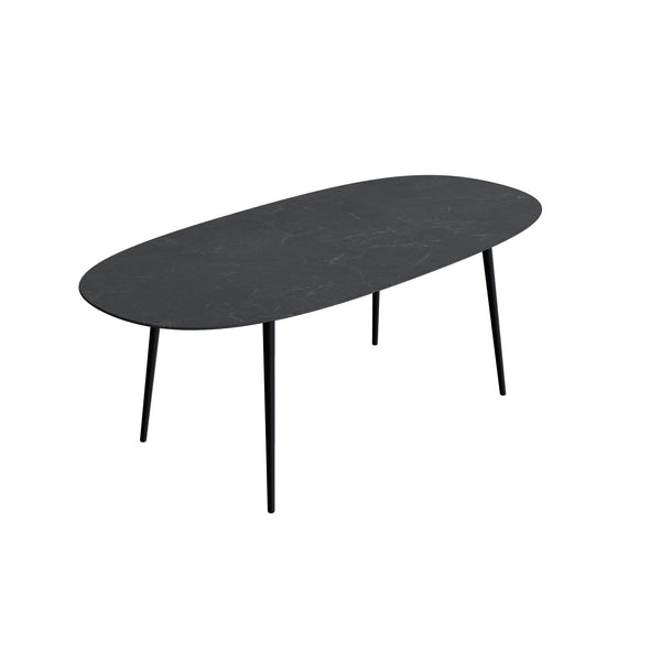 Table Styletto Super Ellipse 250x120cm Hauteur comptoir