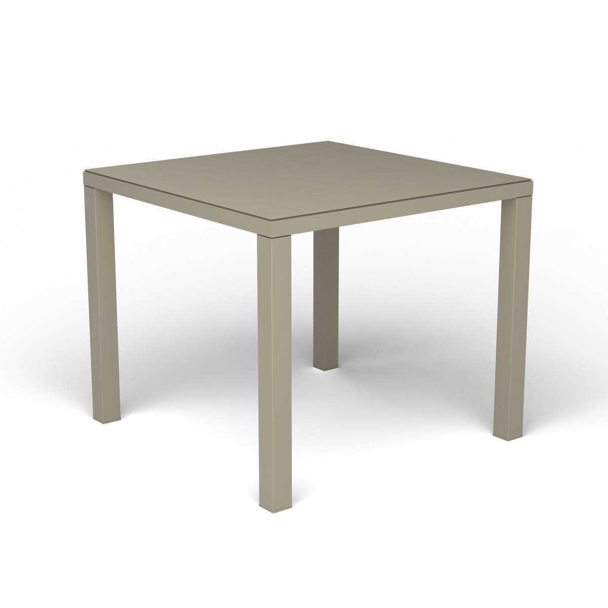 Easy Vierkante Eettafel, Pearly Gold