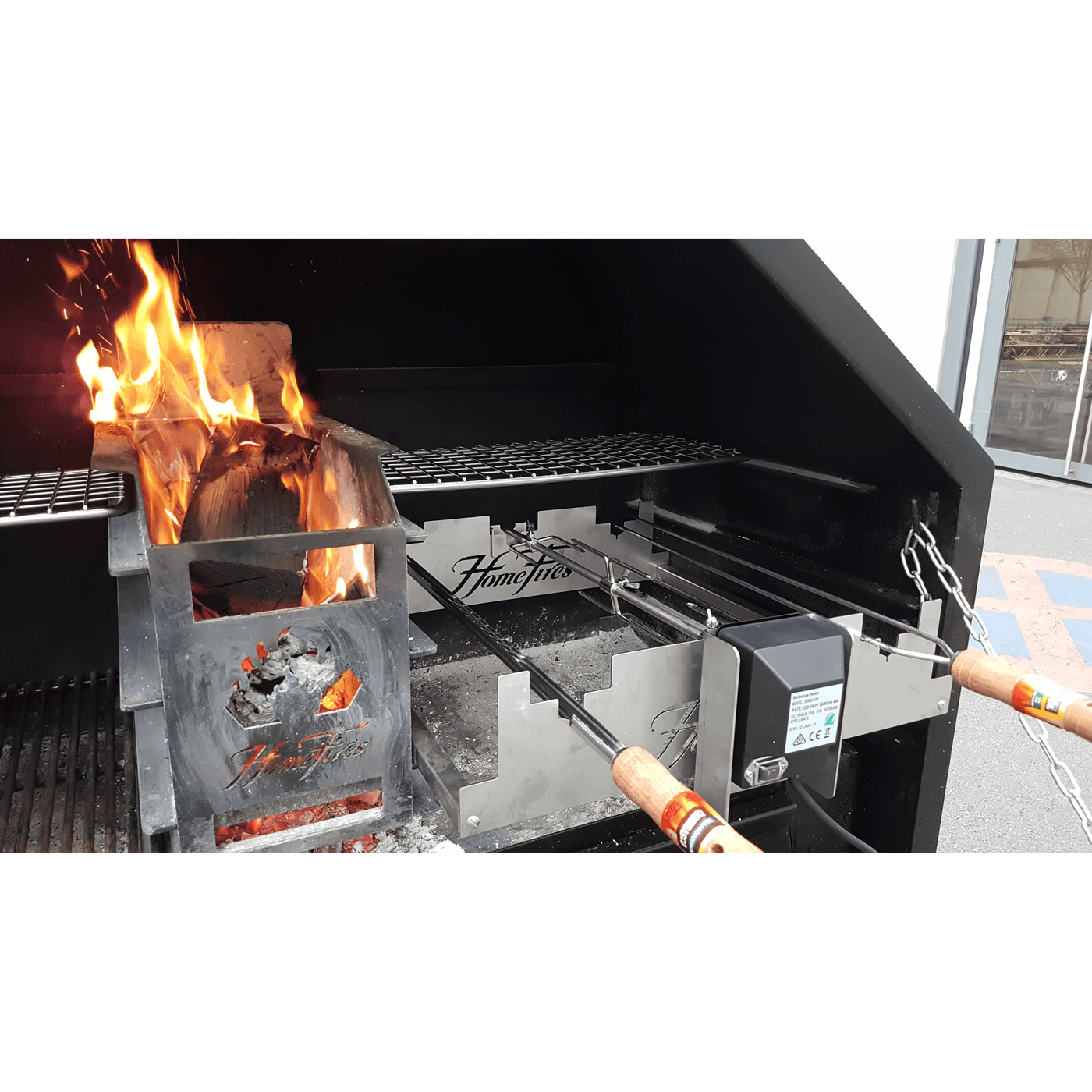 Home Fires Rotisserie frame 50 cm, 3 posities