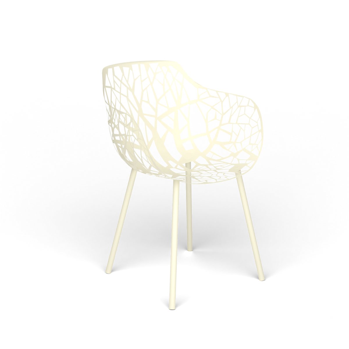 Forest Eetfauteuil, Butter White