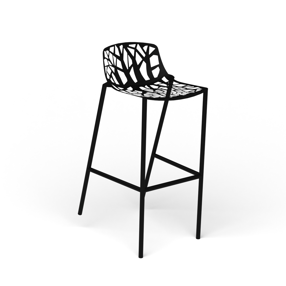 Forest Kruk, 48 × 56 × h 78/97 cm, Black