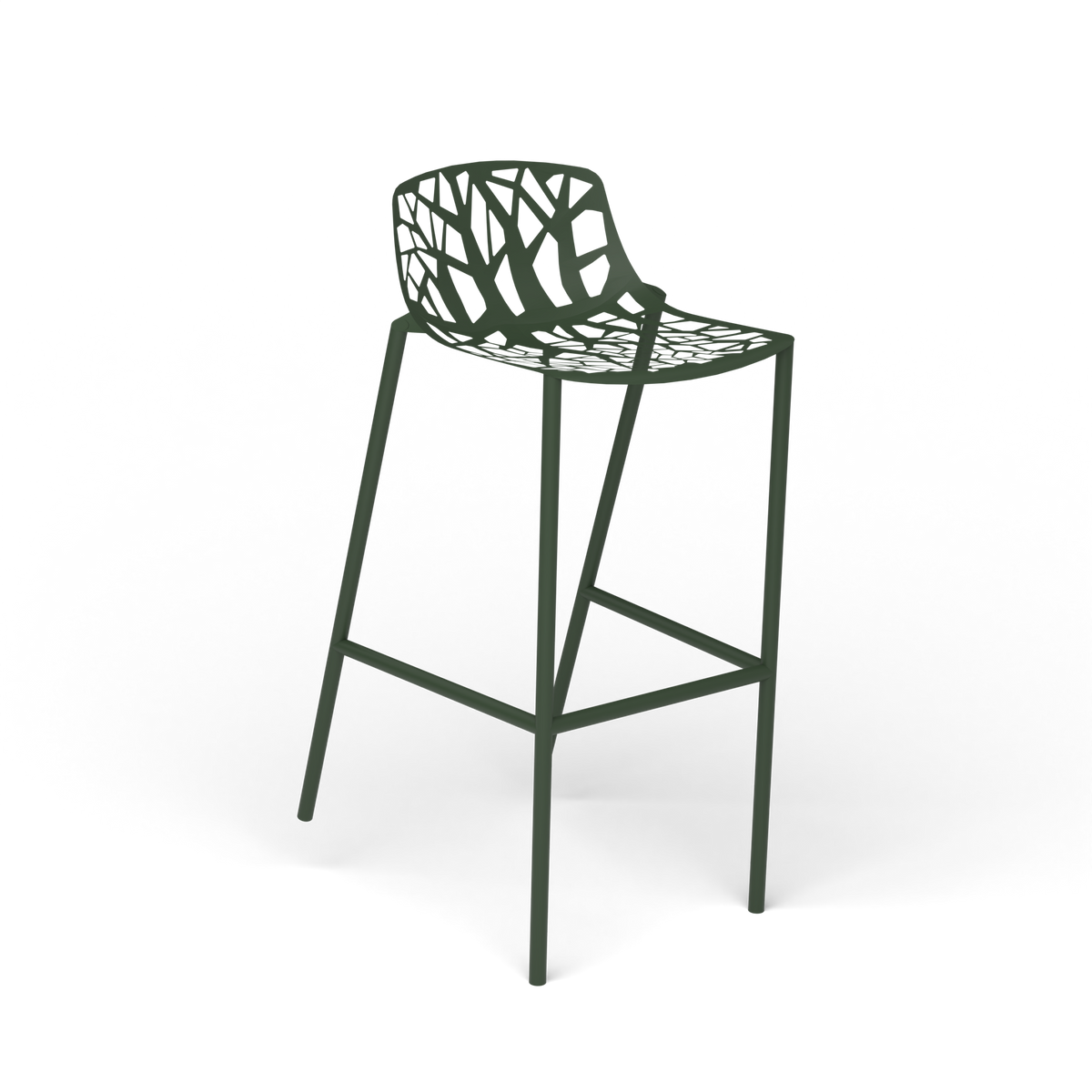 Forest Kruk, 48 × 56 × h 78/97 cm, Bottle Green