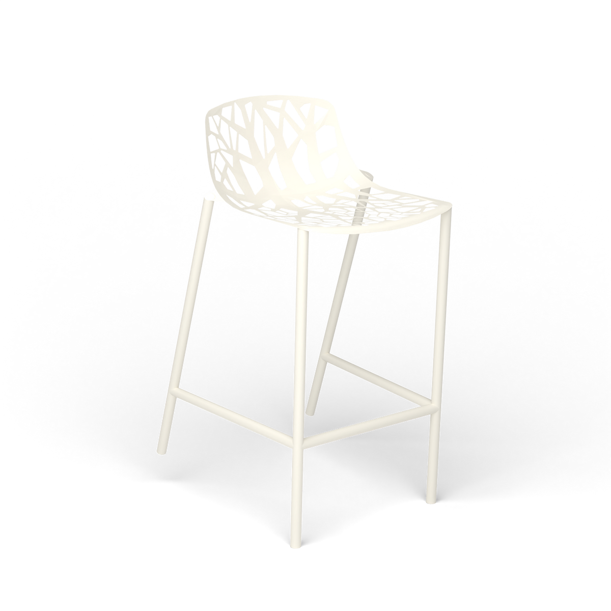 Forest Kruk, 48 × 52 × h 65/84 cm, Antique White
