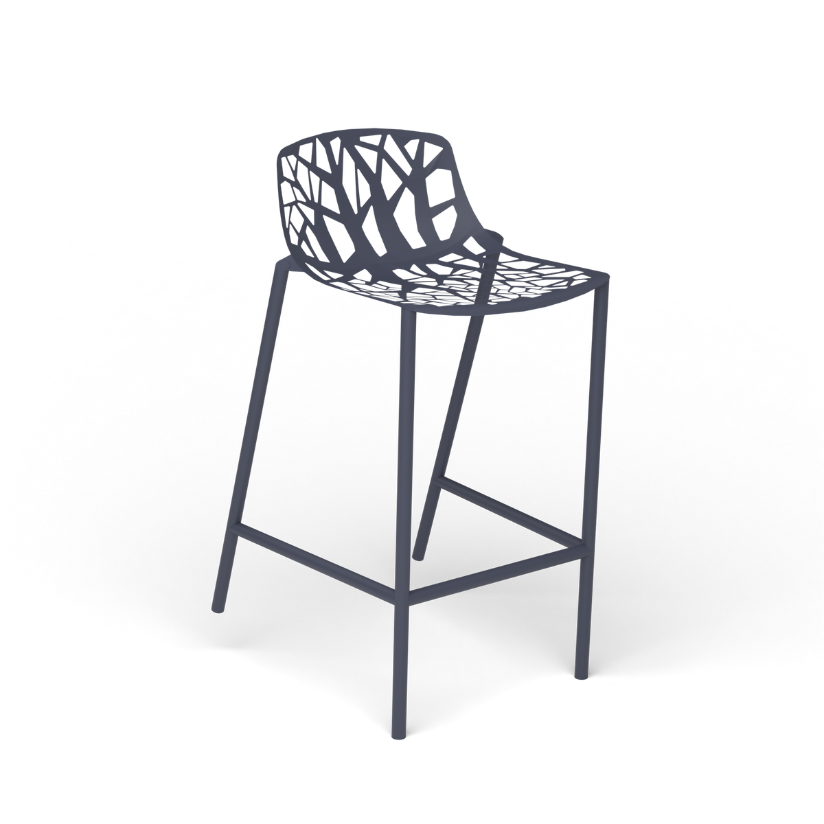 Forest Kruk, 48 × 52 × h 65/84 cm, Grey Blue