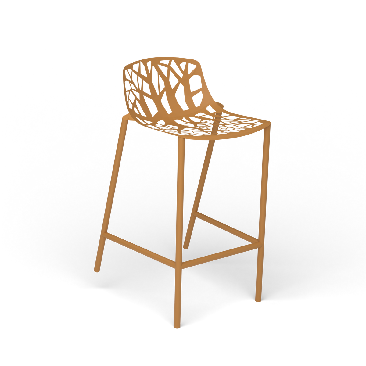 Forest Kruk, 48 × 52 × h 65/84 cm, Mustard Yellow