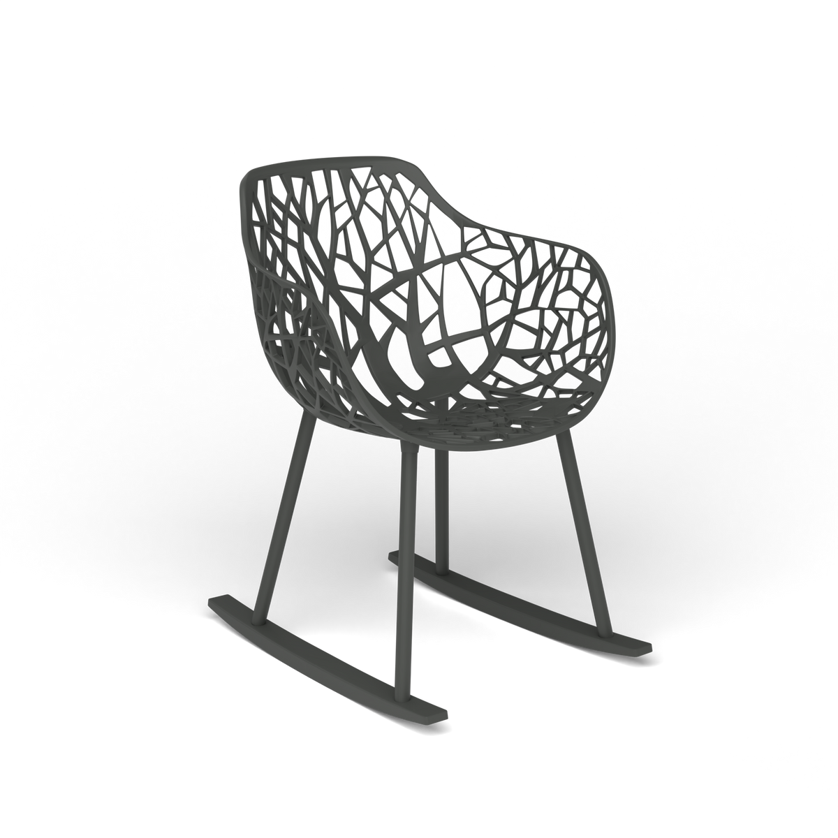 Forest Schommelfauteuil, Metallic Grey