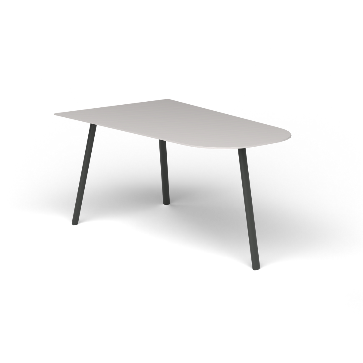 Mosaiko Salontafel, 90 × 56 × h 45 cm, Metallic Grey, Aluminium speckled Grey