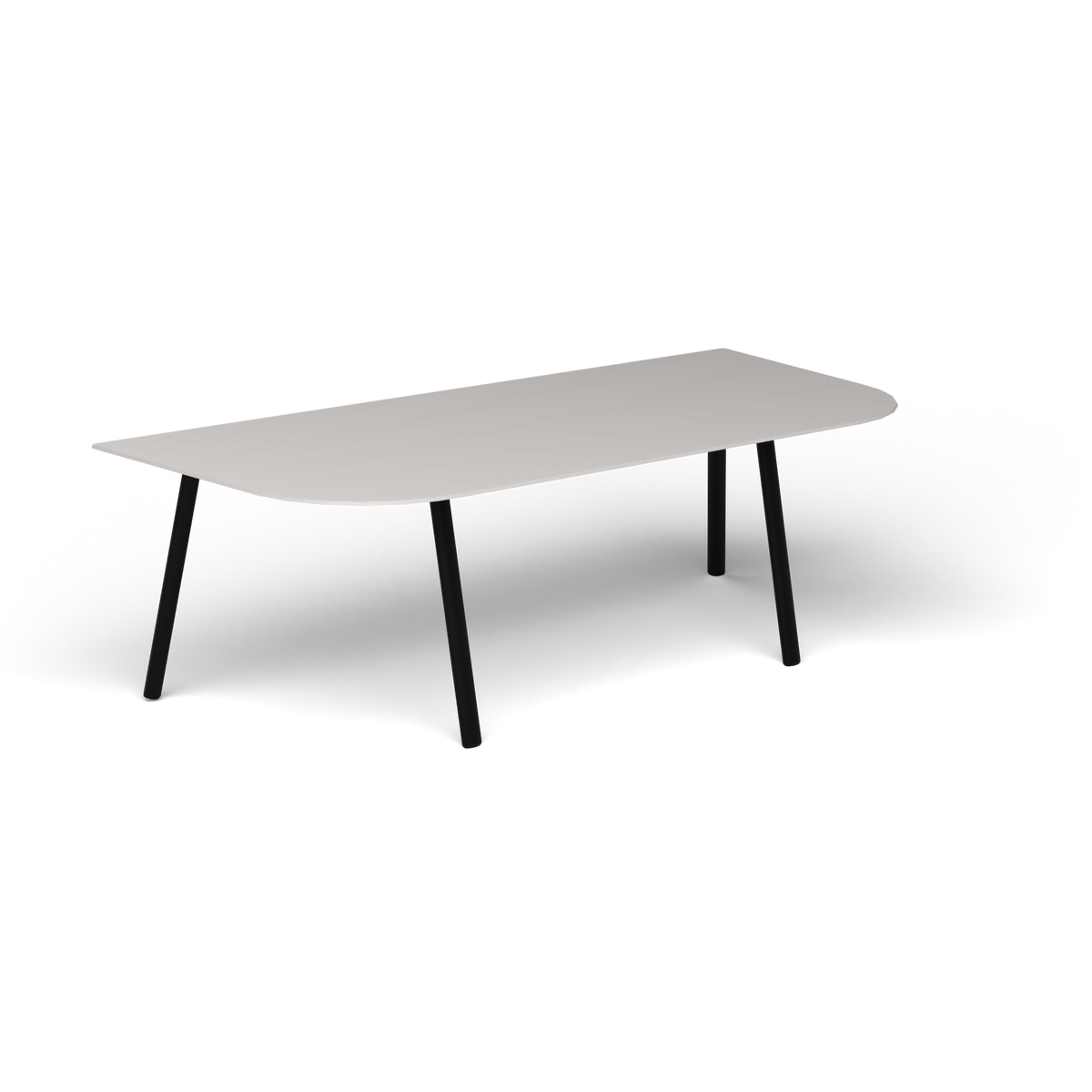 Mosaiko Salontafel, 120 × 56 × h 38 cm, Black, Aluminium speckled Grey