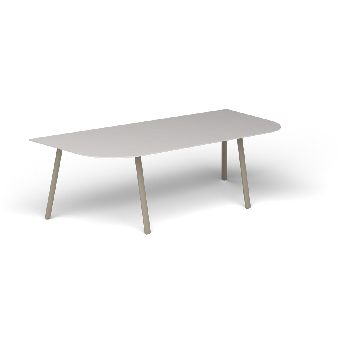 Mosaiko Salontafel, 120 × 56 × h 38 cm, Pearly Gold, Aluminium speckled Grey