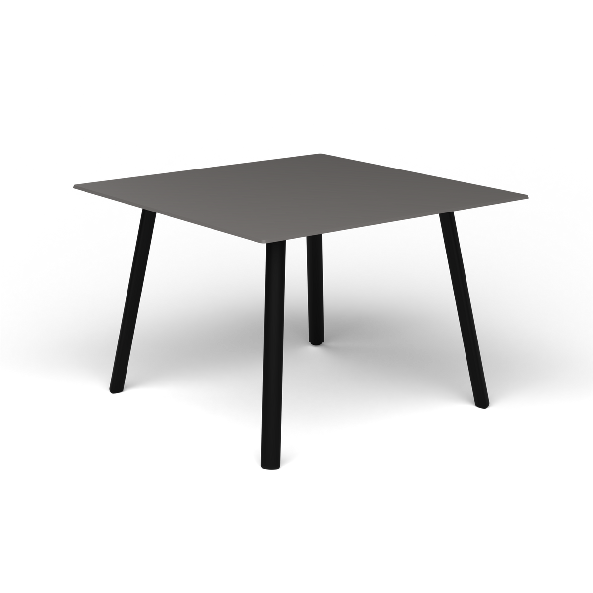 Mosaiko Vierkante Salontafel, 56 × 56 × h 38 cm, Black, Aluminium speckled Anthracite