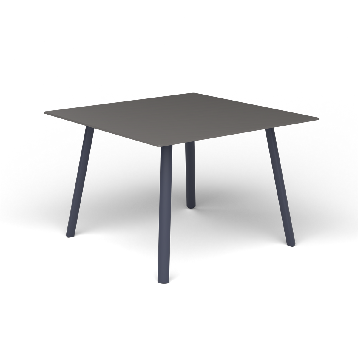 Mosaiko Vierkante Salontafel, 56 × 56 × h 38 cm, Grey Blue, Aluminium speckled Anthracite