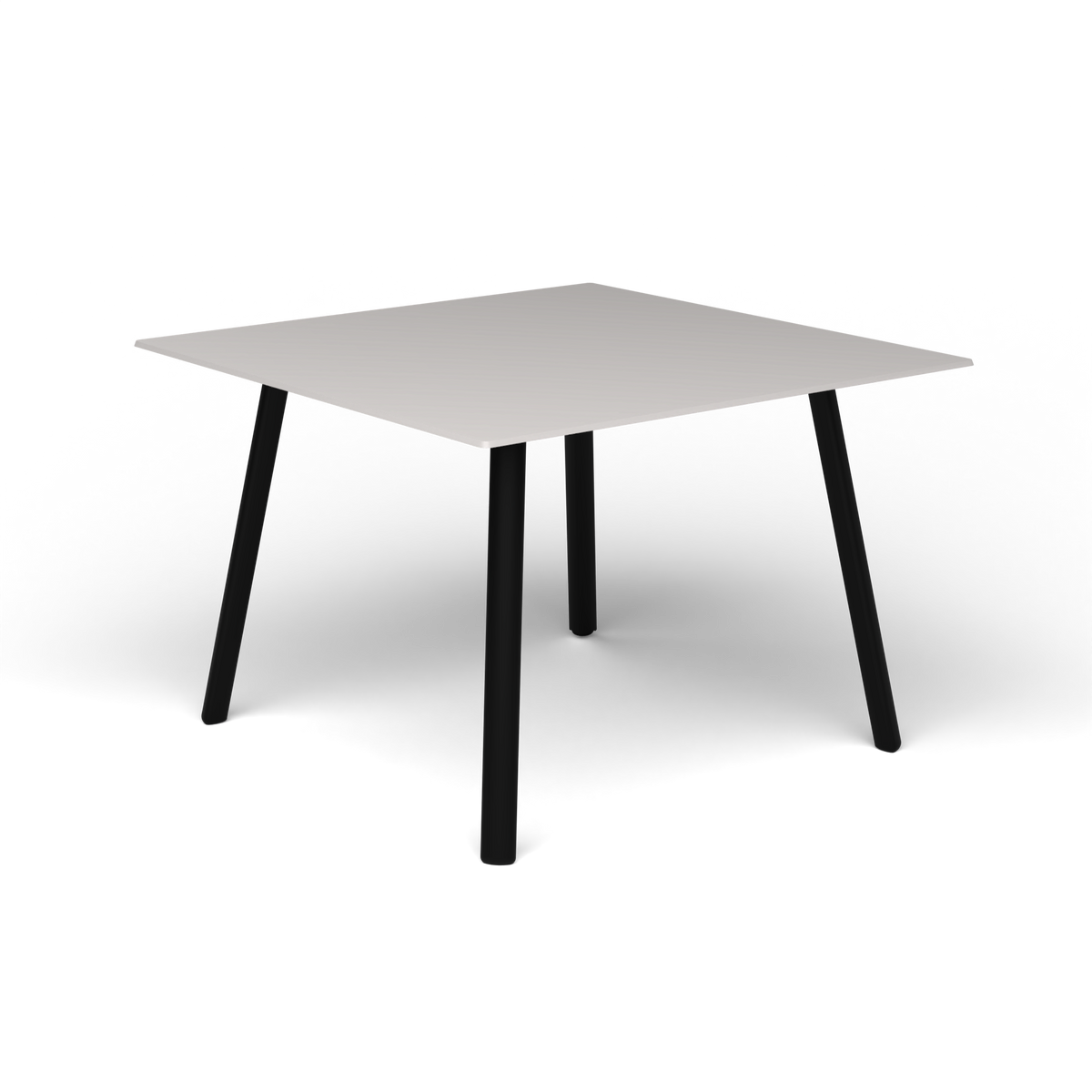 Mosaiko Vierkante Salontafel, 56 × 56 × h 38 cm, Black, Aluminium speckled Grey
