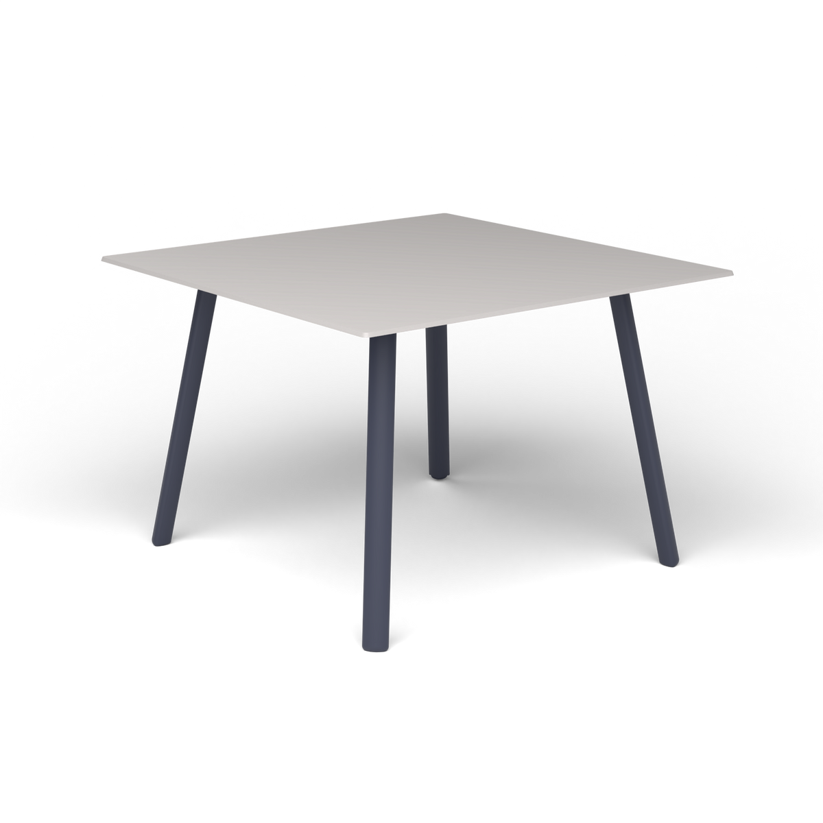 Mosaiko Vierkante Salontafel, 56 × 56 × h 38 cm, Grey Blue, Aluminium speckled Grey