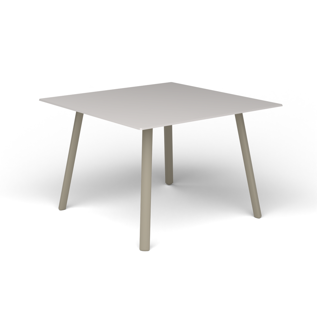 Mosaiko Vierkante Salontafel, 56 × 56 × h 38 cm, Pearly Gold, Aluminium speckled Grey