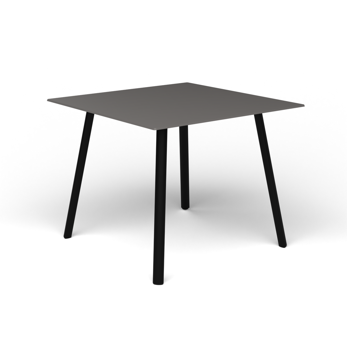 Mosaiko Vierkante Salontafel, 56 × 56 × h 45 cm, Black, Aluminium speckled Anthracite