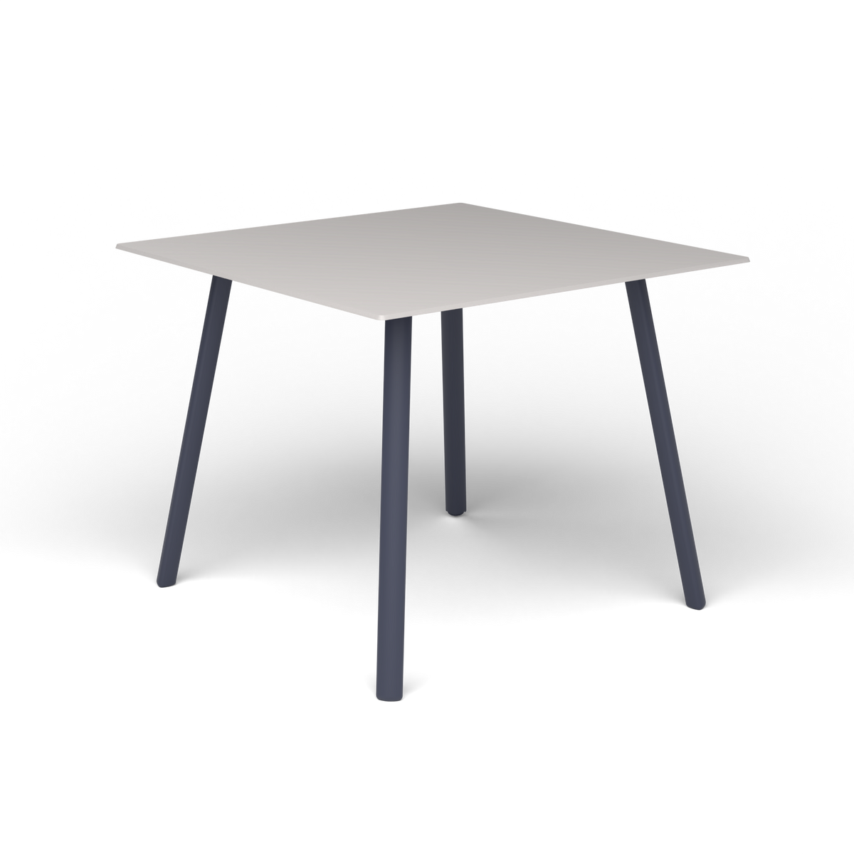 Mosaiko Vierkante Salontafel, 56 × 56 × h 45 cm, Grey Blue, Aluminium speckled Grey