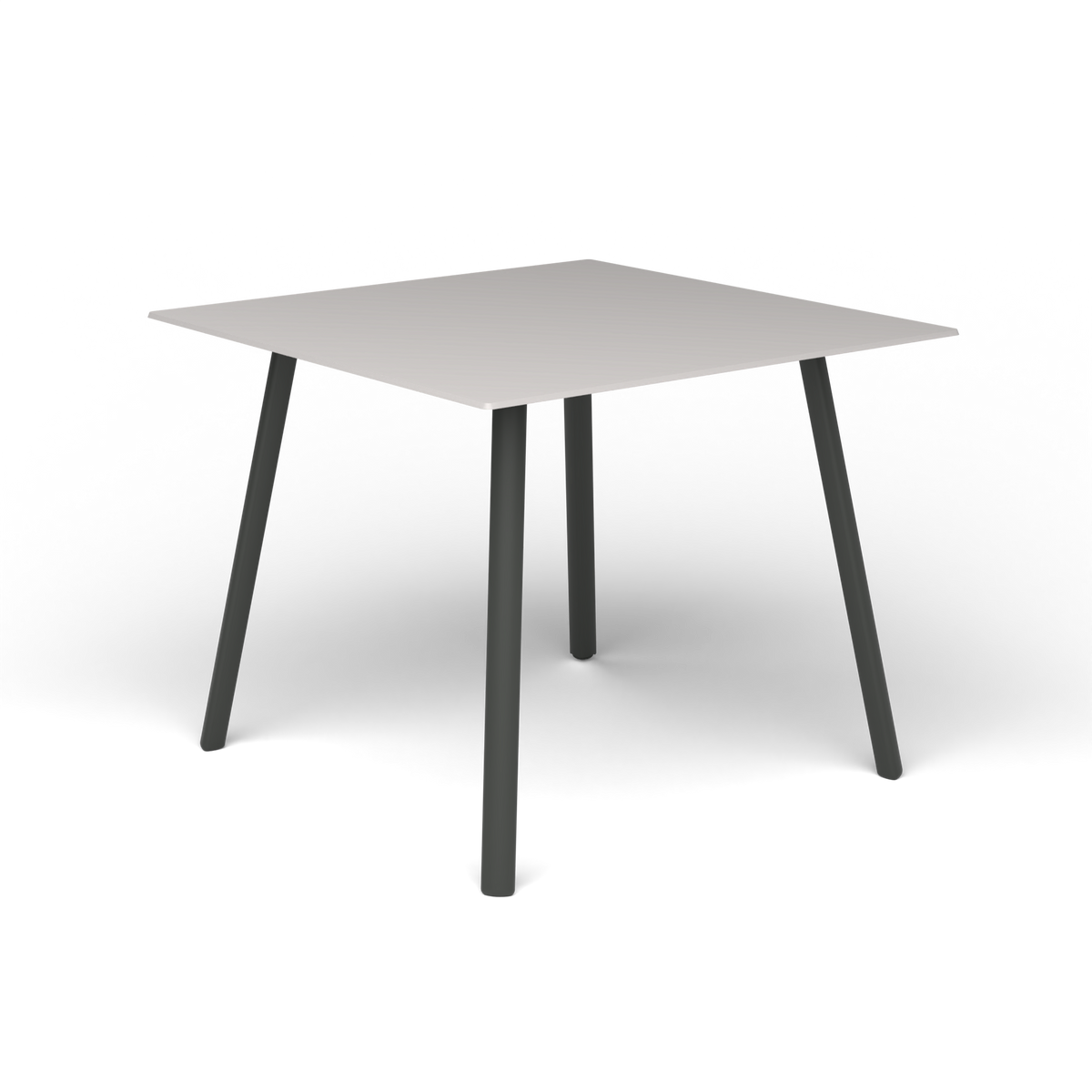 Mosaiko Vierkante Salontafel, 56 × 56 × h 45 cm, Metallic Grey, Aluminium speckled Grey