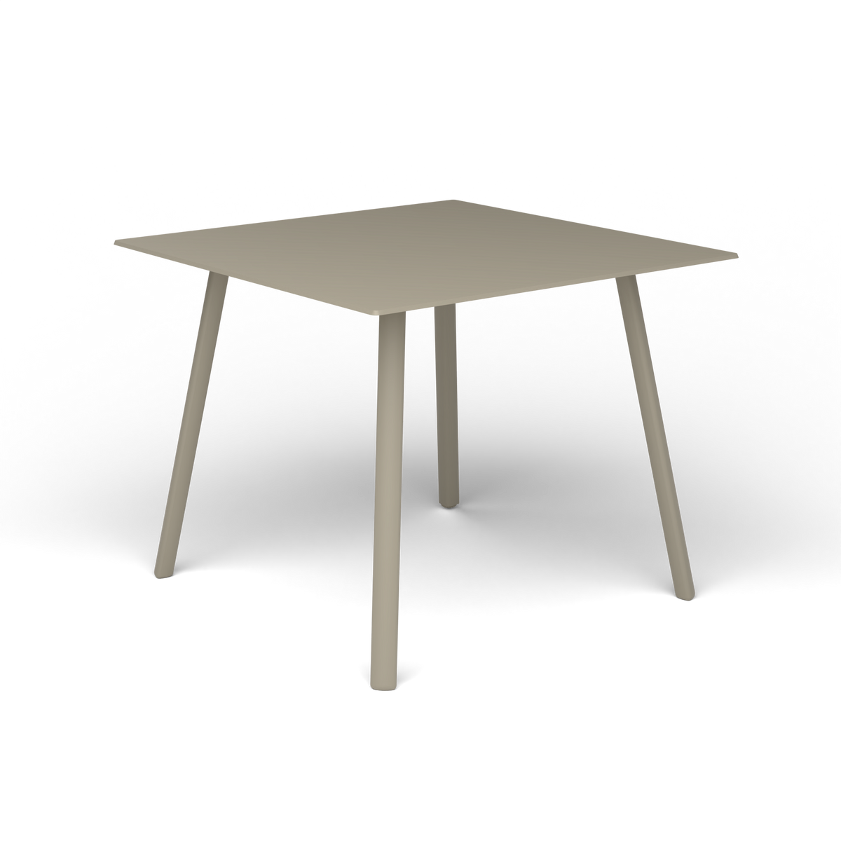 Mosaiko Vierkante Salontafel, 56 × 56 × h 45 cm, Pearly Gold, Gelakt aluminium (volgt onderstelkleur)