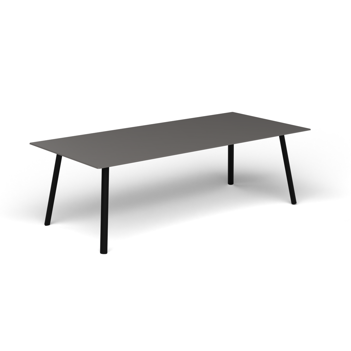 Mosaiko Rechthoekige Salontafel, 120 × 56 × h 38 cm, Black, Aluminium speckled Anthracite