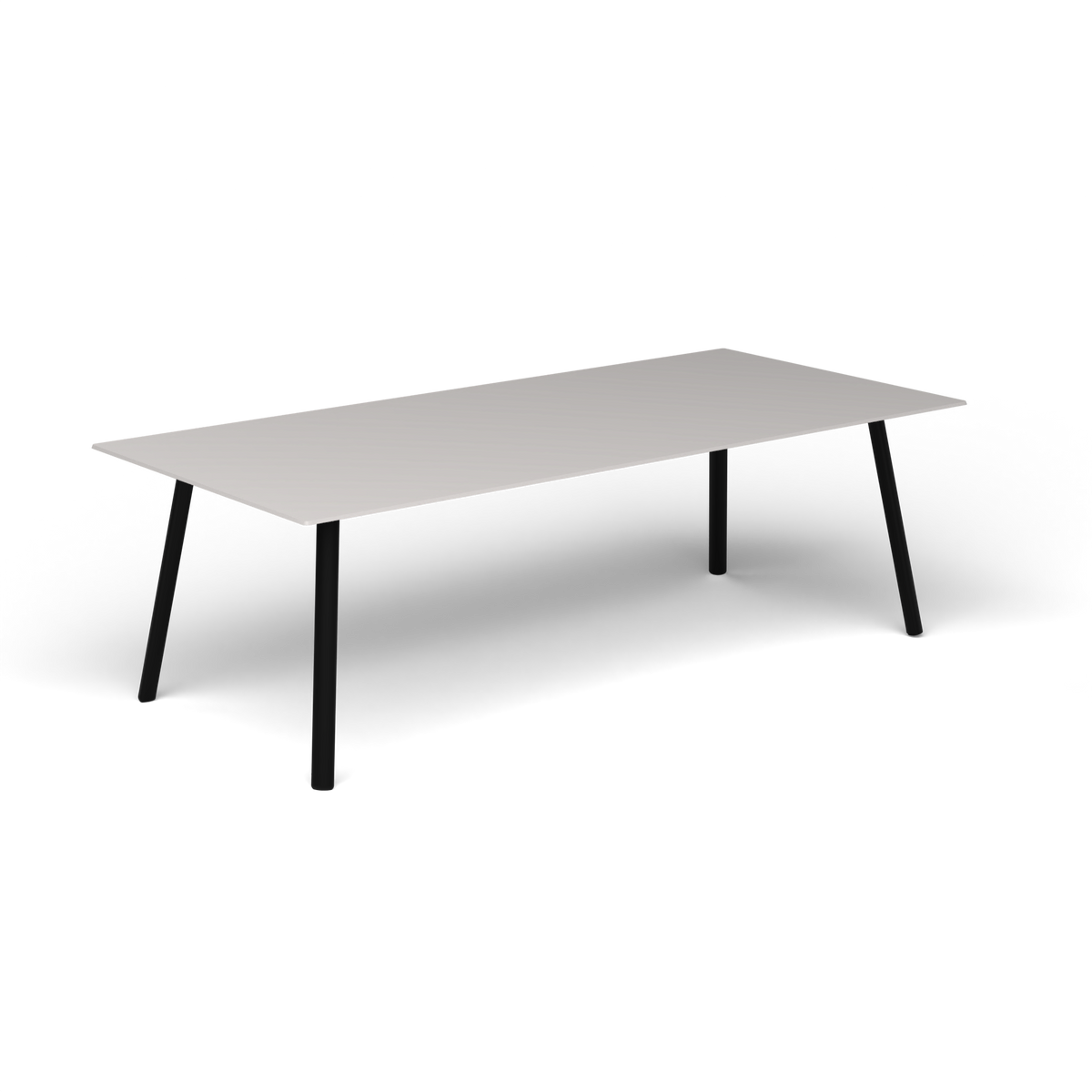 Mosaiko Rechthoekige Salontafel, 120 × 56 × h 38 cm, Black, Aluminium speckled Grey