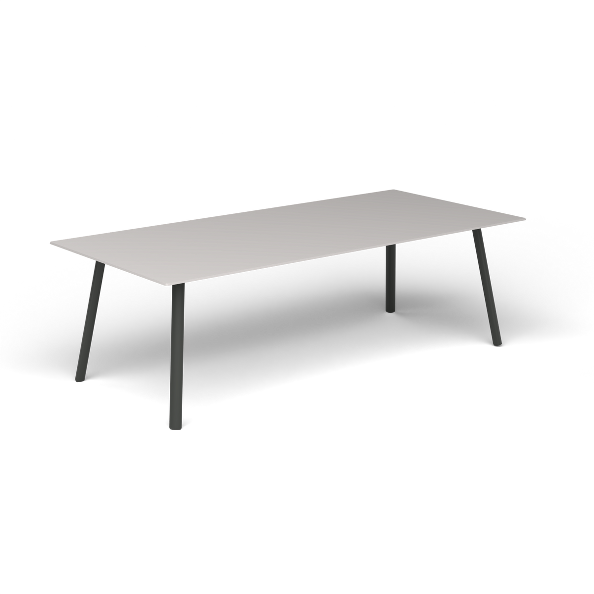 Mosaiko Rechthoekige Salontafel, 120 × 56 × h 38 cm, Metallic Grey, Aluminium speckled Grey