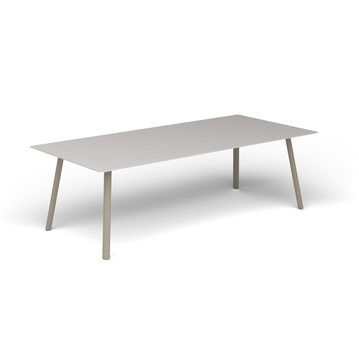 Mosaiko Rechthoekige Salontafel, 120 × 56 × h 38 cm, Pearly Gold, Aluminium speckled Grey