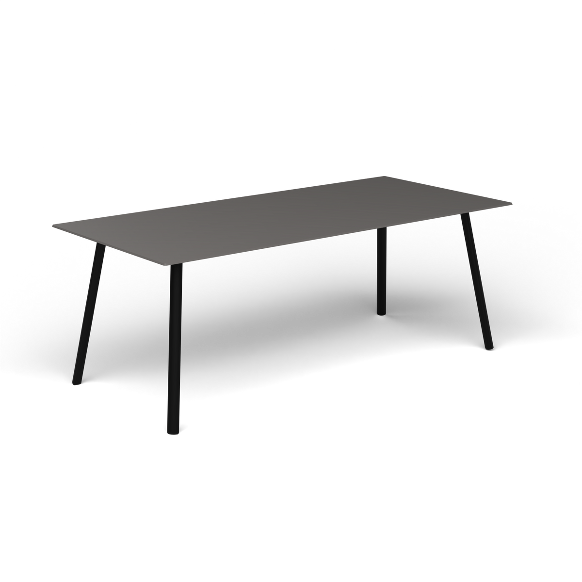 Mosaiko Rechthoekige Salontafel, 120 × 56 × h 45 cm, Black, Aluminium speckled Anthracite