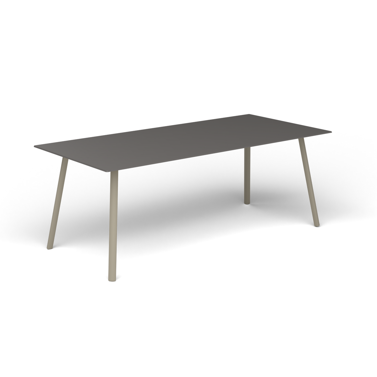 Mosaiko Rechthoekige Salontafel, 120 × 56 × h 45 cm, Pearly Gold, Aluminium speckled Anthracite