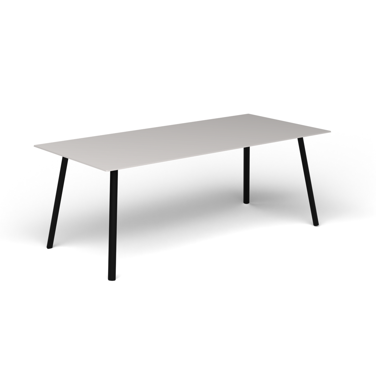 Mosaiko Rechthoekige Salontafel, 120 × 56 × h 45 cm, Black, Aluminium speckled Grey