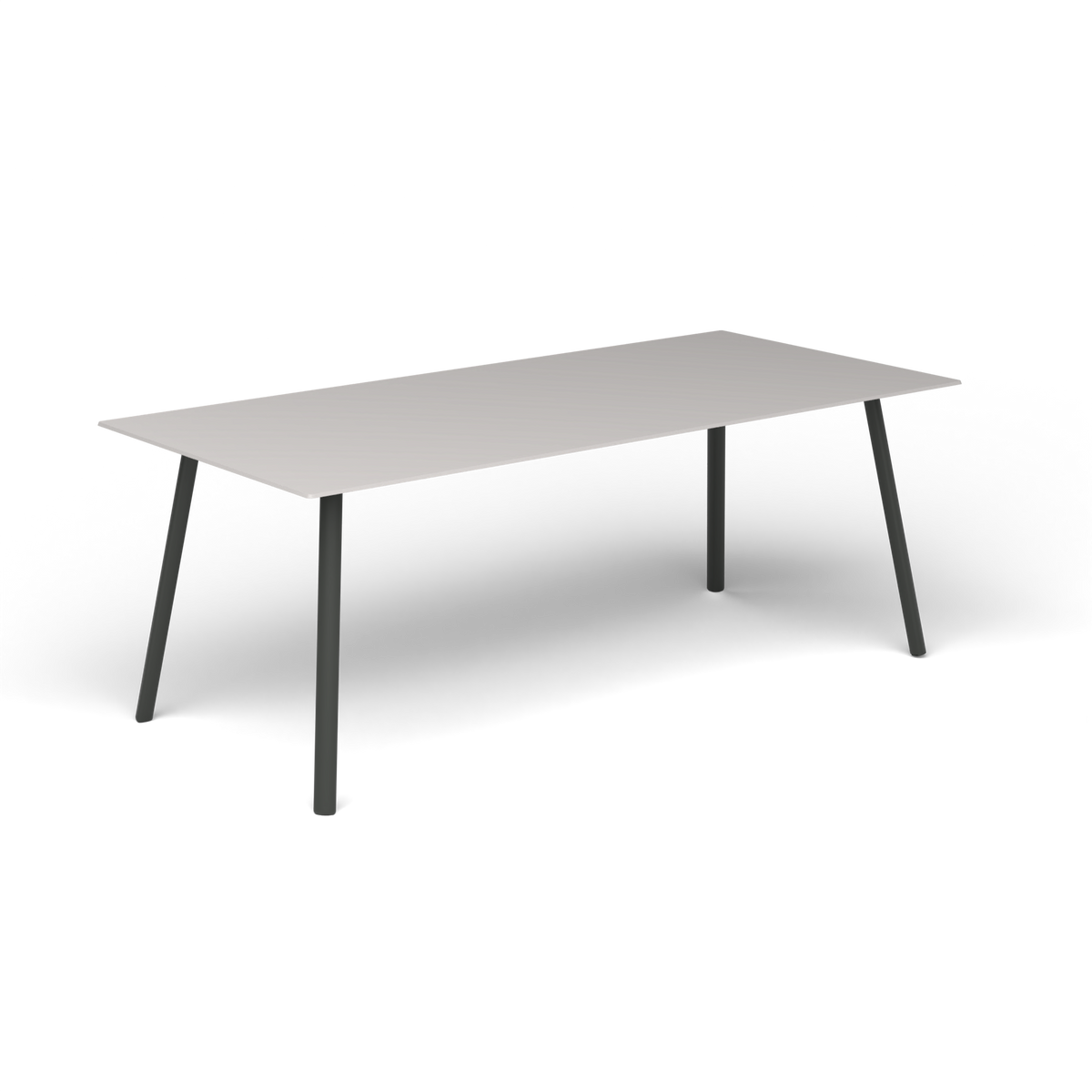 Mosaiko Rechthoekige Salontafel, 120 × 56 × h 45 cm, Metallic Grey, Aluminium speckled Grey