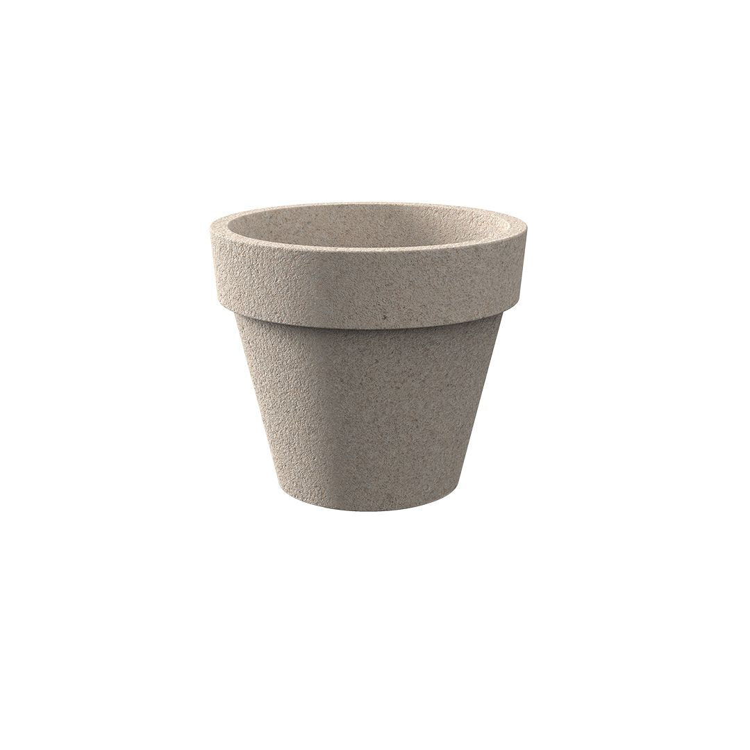 Maceta Bloempot Ø120x106 cm Cream Granite