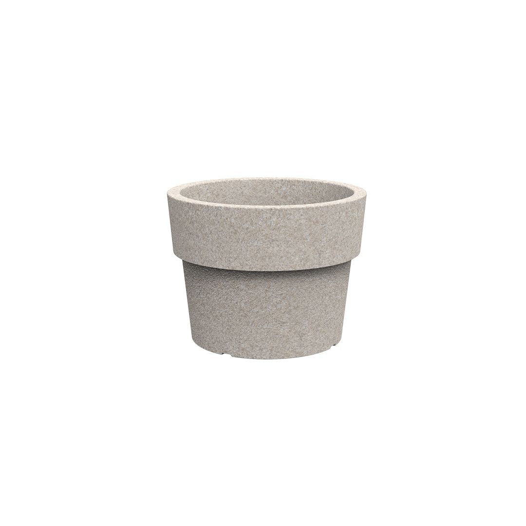 Vaso Bloempot Ø120x91 cm Ecru Granite
