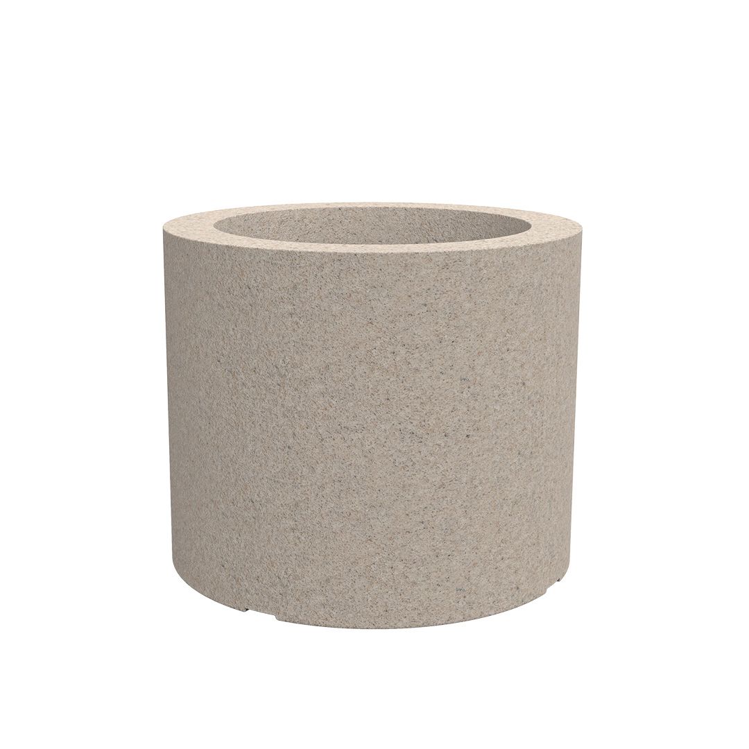 Cilindro Bloempot Ø120x100 cm Cream Granite