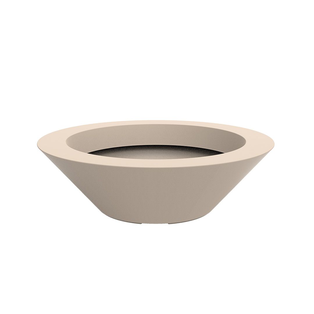 Centro Bloempot Ø119x36 cm Cream