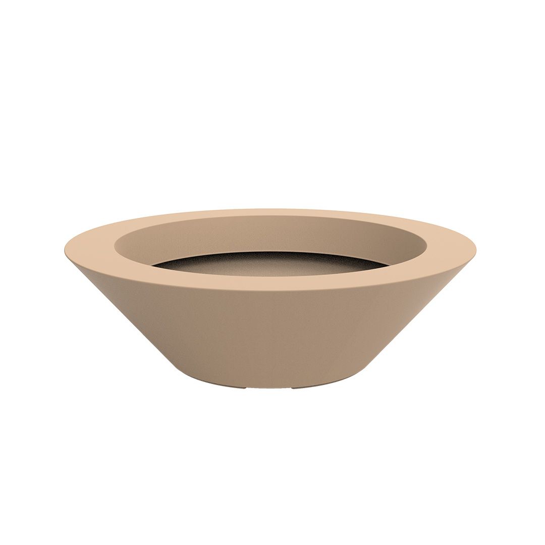 Centro Bloempot Ø119x36 cm Camel