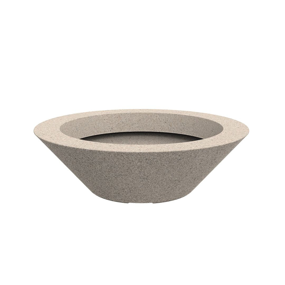 Centro Bloempot Ø119x36 cm Cream Granite