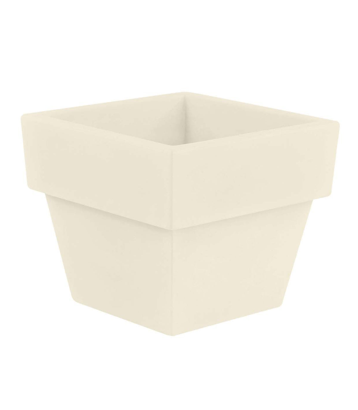 Square Vaso Pot Ecru