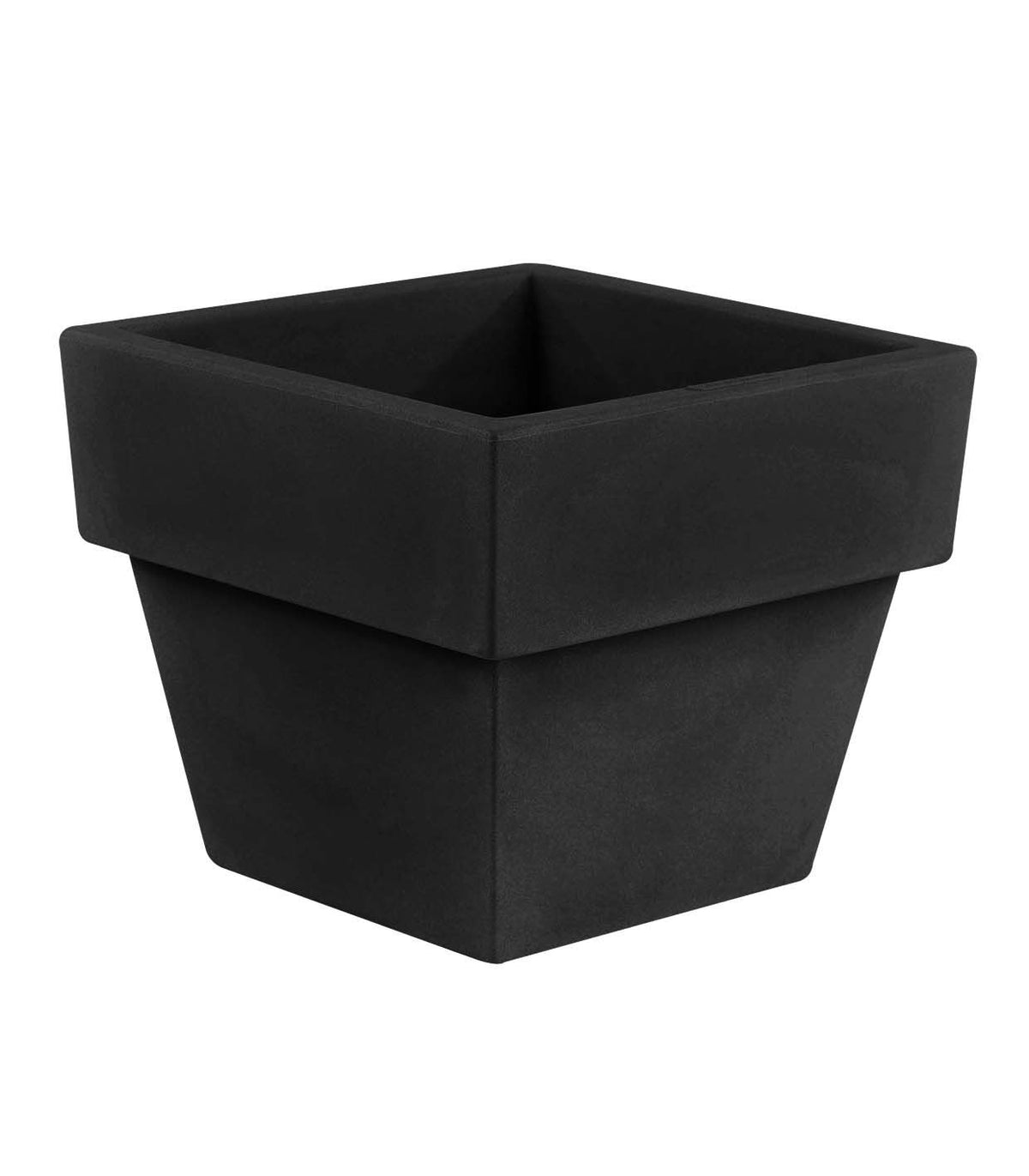 Square Vaso Pot Black