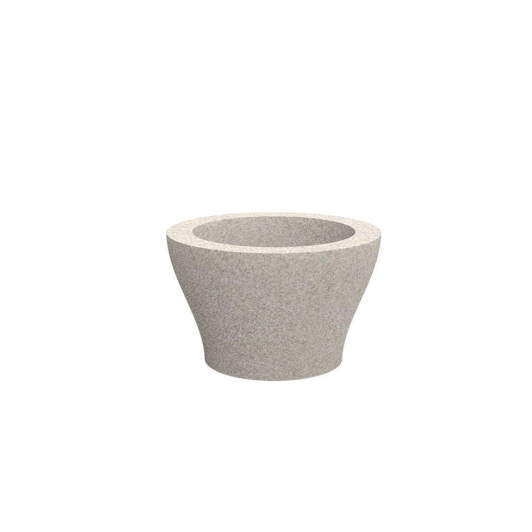 Centro Alto Bloempot Ø120x75 cm Ecru Granite