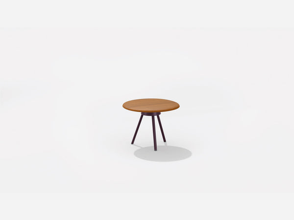 Zebra Bijzettafel Iroko