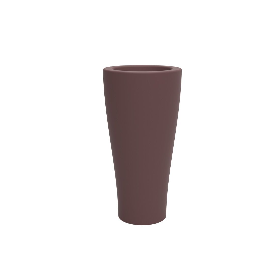 Curvada Nano Bloempot Ø14x28 cm Garnet