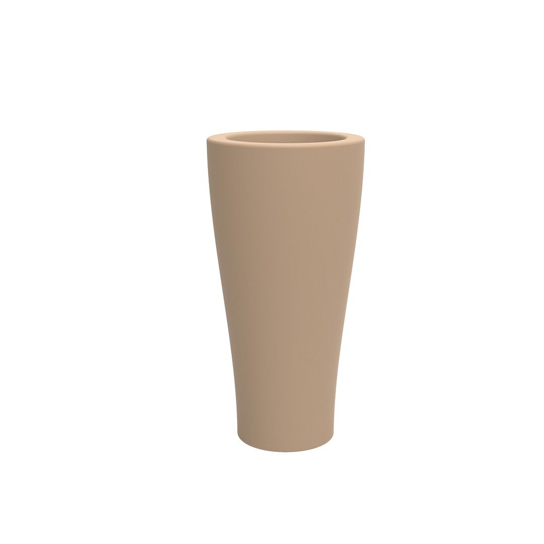 Curvada Nano Bloempot Ø14x28 cm Camel