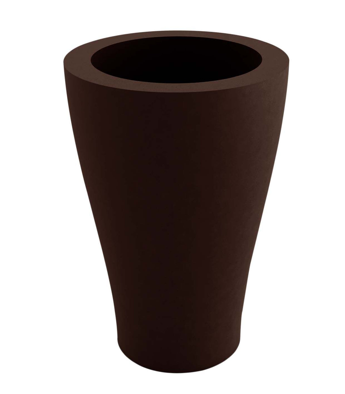 Curvada Nano Bloempot Ø14x28 cm Brown