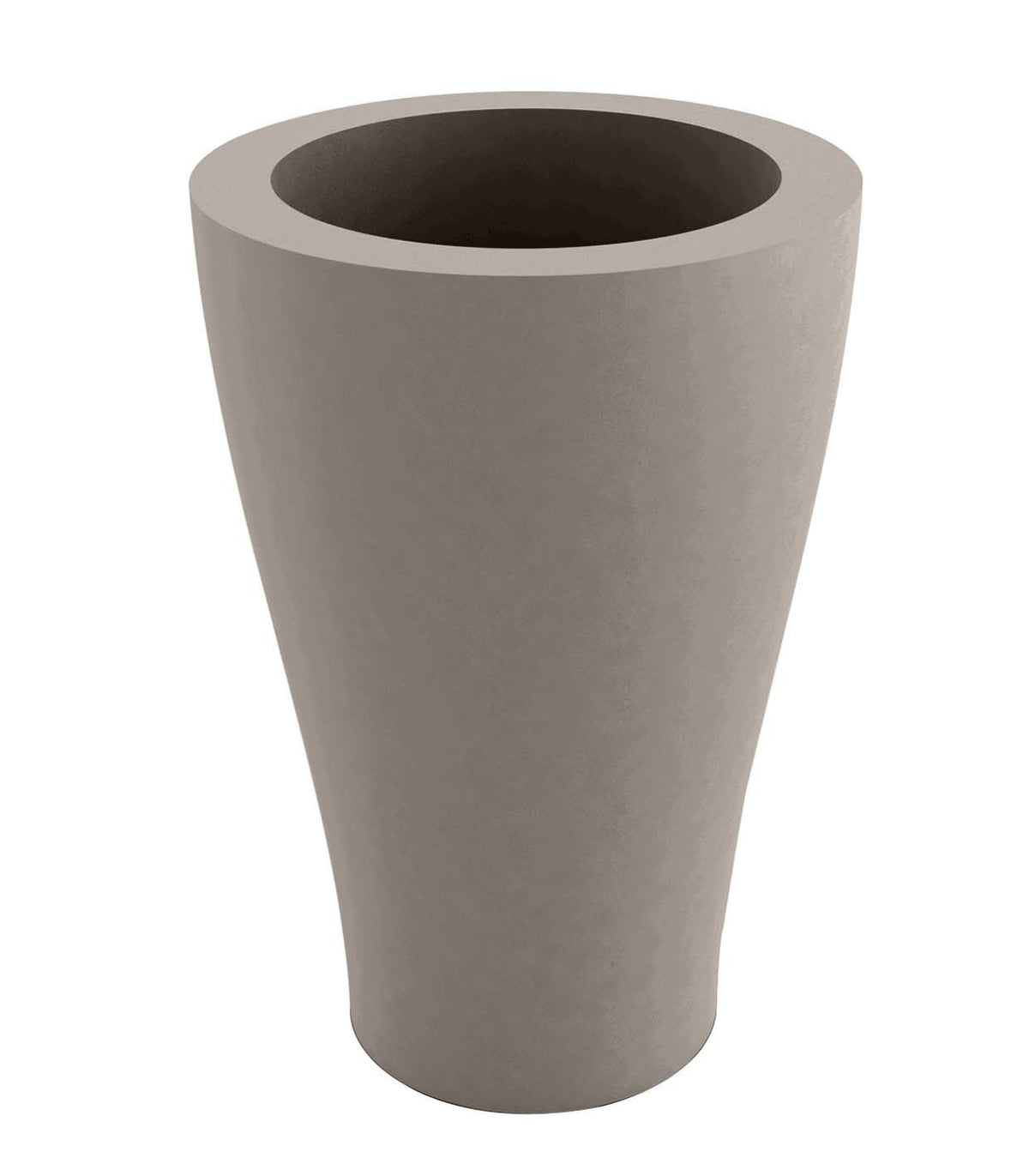 Curvada Nano Bloempot Ø14x28 cm Tortora