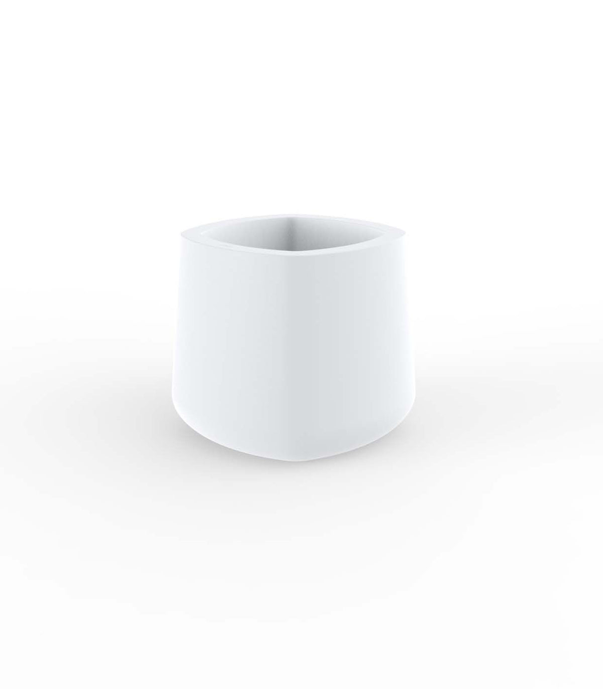 Ulm Square Pot White