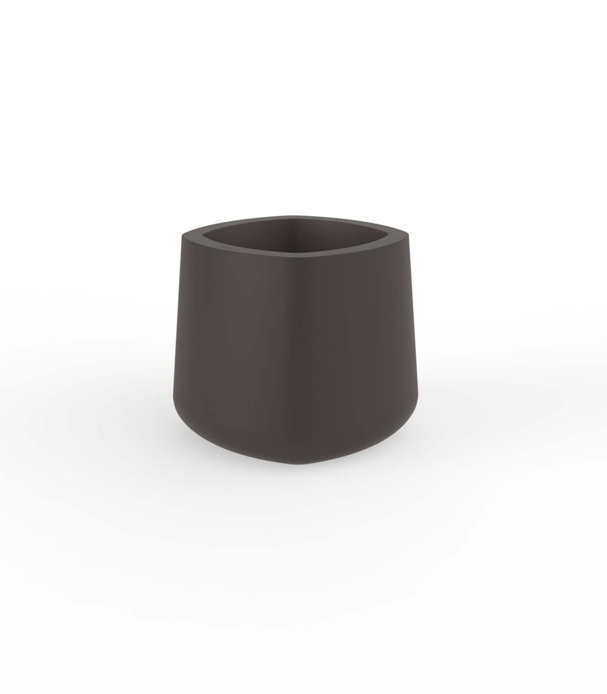 Ulm Square Pot Brown